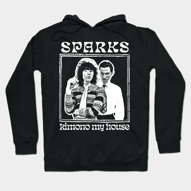 Kimono My House  //// Sparks Fan Art Design Hoodie by DankFutura